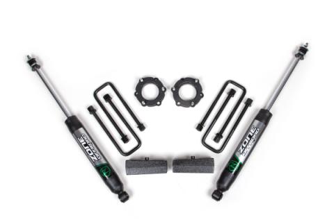 05-23 Toyota Tacoma 4WD 2.5 Inch Suspension Lift Kit, 2 Inch Rear, Block - Nitro Shocks Zone Offroad
