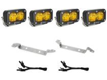 S2 Sport OEM Fog Light Replacement Kit 2025-On Toyota 4Runner Non-TRD Pro Baja Amber Baja Designs