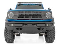 LED Light Upper Windshield 50 Inch Black Single Row 21-Up Ford Bronco Rough Country
