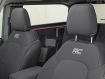 Bronco Seat Covers Bucket Seats Front Row and Rear Row Ford Bronco 2 Door 21-Up Rough Country