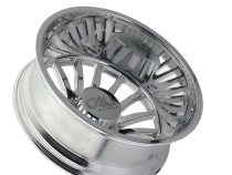 Dually Wheels Summit Dually 9110D PO 22x8.25 Milled Spokes Polished 8 On 165.1 Bolt Pattern -232 Offset Cali Offroad Wheels