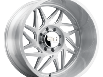 Cast Aluminum Wheels Gemini 9112 SL 24x14 Brushed 8 On 165.1 Bolt Pattern -76 Offset Cali Offroad Wheels