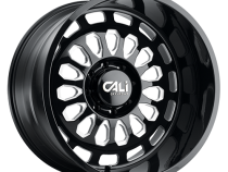 Cast Aluminum Wheels Paradox 9113 GB 24x14 Milled Spokes Gloss Black 6 On 139.7 Bolt Pattern -76 Offset Cali Offroad Wheels