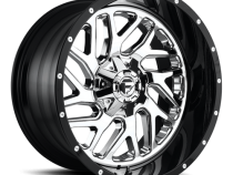 Aluminum Wheels 20X10 Triton D211 8 On 180 Chrome/Gloss Black Lip 124.2 Bore -19 Offset Mesh Spoke Fuel Off Road Wheels