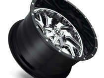Aluminum Wheels 20X10 Triton D211 8 On 180 Chrome/Gloss Black Lip 124.2 Bore -19 Offset Mesh Spoke Fuel Off Road Wheels