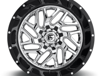 Aluminum Wheels 20X10 Triton D211 8 On 180 Chrome/Gloss Black Lip 124.2 Bore -19 Offset Mesh Spoke Fuel Off Road Wheels