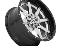Aluminum Wheels 22X14 Maverick D260 8 On 165.1 Chrome/Gloss Black Lip 125.1 Bore -70 Offset Fuel Off Road Wheels