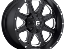 Aluminum Wheels 18X9 Boost D534 8 On 165.1 Black Milled 125.1 Bore 1 Offset Multi Spoke Fuel Off Road Wheels