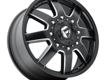 Dually Wheels 20X8.3 Maverick Dually D538 8 On 165.1 Black Milled 117 Bore 122 Offset 7 Spoke Front Dually Fuel Off Road Wheels