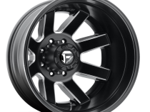 Dually Wheels 20X8.25 Maverick Dually D538 10 On 225 Black Milled 170.1 Bore -202 Offset 7 Spoke Outer Dually Fuel Off Road Wheels