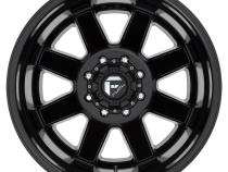 Dually Wheels 20X8.25 Maverick Dually D538 10 On 225 Black Milled 170.1 Bore -202 Offset 7 Spoke Outer Dually Fuel Off Road Wheels