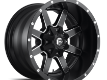 Aluminum Wheels 22X12 Maverick D538 8 On 165.1 Black Milled 125.2 Bore -44 Offset Fuel Off Road Wheels