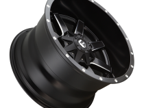 Aluminum Wheels 22X12 Maverick D538 8 On 165.1 Black Milled 125.2 Bore -44 Offset Fuel Off Road Wheels