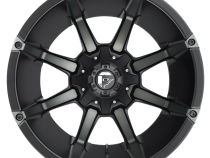 Aluminum Wheels 18X9 Coupler D556 8 On 165.1 Matte Black/Machined Dark Tint 125.2 Bore 1 Offset 8 Spoke Fuel Off Road Wheels