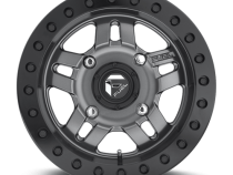 Aluminum Wheels 15X7 Anza UTV D558 4 On 156 Matte Anthracite Gray Black Ring 132 Bore 38 Offset 5 Spoke Fuel Off Road Wheels