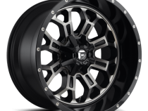 Aluminum Wheels 17X9 Crush D561 5 On 114.3/5 On 127 Gloss Black Double Dark Tint Machined Face 78.1 Bore -12 Offset 8 Spoke Fuel Off Road Wheels