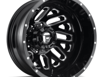 Dually Wheels 20X8.25 Triton Dually D581 8 On 165.1 Gloss Black Milled 121.5 Bore -265 Offset Mesh Spoke Outer Dually Fuel Off Road Wheels