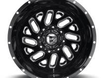 Dually Wheels 20X8.25 Triton Dually D581 8 On 210 Gloss Black Milled 154.3 Bore -246 Offset Mesh Spoke Outer Dually Fuel Off Road Wheels
