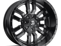 Aluminum Wheels 17X9 Sledge D596 6 On 135/6 On 139.7 Matte Black/Gloss Black Lip 106.3 Bore 1 Offset Fuel Off Road Wheels
