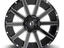 Aluminum Wheels 22X10 Contra D615 5 On 139.7/5 On 150 Gloss Black/Milled 110.3 Bore -18 Offset Multi Spoke Fuel Off Road Wheels