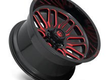 Aluminum Wheels 20X9 Ignite D663 6 On 135 Gloss Black Red Tinted Clear 87.1 Bore 19 Offset Fuel Off Road Wheels
