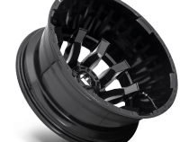 Dually Wheels 20X8.25 Blitz Dually D673 8 On 210 Gloss Black Milled 154.3 Bore -246 Offset Multi Spoke Outer Dually Fuel Off Road Wheels