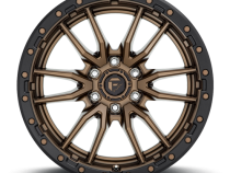 Aluminum Wheels 17X9 Rebel D681 6 On 120 Matte Bronze Black Bead Ring 67.06 Bore 1 Offset Fuel Off Road Wheels