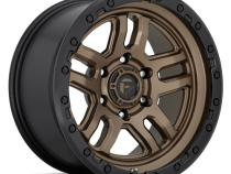 Aluminum Wheels 20X9 AMMO D702 6 On 114.3 Matte Bronze W/Black Bead Ring 66.06 Bore 1 Offset 5 Spoke Fuel Off Road Wheels