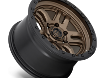 Aluminum Wheels 20X9 AMMO D702 6 On 114.3 Matte Bronze W/Black Bead Ring 66.06 Bore 1 Offset 5 Spoke Fuel Off Road Wheels