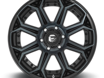 Aluminum Wheels 18X9 Siege D704 6 On 135 Gloss Black Machined Double Dark Tint 87.1 Bore 1 Offset Fuel Off Road Wheels