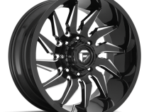 Aluminum Wheels 22X10 Saber D744 5 On 139.7 Gloss Black Milled 78 Bore -18 Offset Fuel Off Road Wheels