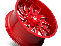 Aluminum Wheels 22X12 Saber D745 6 On 135 Candy Red Milled 87.1 Bore -44 Offset Fuel Off Road Wheels