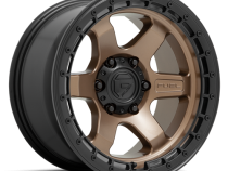 Aluminum Wheels 17X9 Block D751 6 On 120 Matte Bronze/Black Ring 67 Bore 1 Offset 6 Spoke Fuel Off Road Wheels