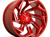 Aluminum Wheels 18X9 Reaction D754 5 On 114.3/5 On 127 Candy Red/Milled 78.1 Bore 1 Offset Fuel Off Road Wheels