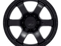 Aluminum Wheels 18X9 Rush D766 6 On 120 Satin Black 67.06 Bore 20 Offset Fuel Off Road Wheels