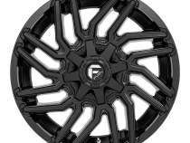 Aluminum Wheels 22X10 Typhoon D776 8 On 165.1 Gloss Black 125.2 Bore -18 Offset Fuel Off Road Wheels