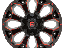 Aluminum Wheels 20X9 Assault D787 8 On 165.1 Matte Black Milled Red Tint 125.1 Bore 20 Offset Fuel Off Road Wheels