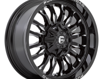 Aluminum Wheels 20X9 Arc D795 8 On 165.1 Gloss Black Milled 125.1 Bore 1 Offset Fuel Off Road Wheels