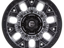 Aluminum Wheels 17X9 Traction D825 6 On 139.7 Gunmetal Gray/Black Ring 106.1 Bore -12 Offset Fuel Off Road Wheels
