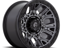 Aluminum Wheels 20X9 Traction D825 6 On 135 Gunmetal Gray/Black Ring 87.1 Bore 1 Offset Fuel Off Road Wheels