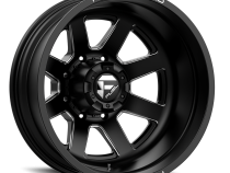Dually Wheels 20X8.25 FF09D Dually DE09 BK 10 On 225 Matte Black Milled 170.1 Bore -202 Offset Outer Dually Fuel Off Road Wheels