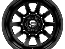 Dually Wheels 20X8.25 FF09D Dually DE09 BK 10 On 225 Matte Black Milled 170.1 Bore -202 Offset Outer Dually Fuel Off Road Wheels