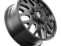 Dually Wheels 20X8.25 FF19D Dually DE19 BK 8 On 200 Gloss Black Milled 142.2 Bore 105 Offset Front Dually Fuel Off Road Wheels