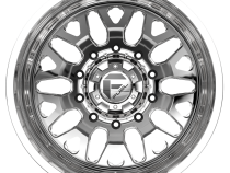 Dually Wheels 24X8.25 FF19D Dually DE19 PO 10 On 225 Polished 170.1 Bore -200 Offset Outer Dually Fuel Off Road Wheels