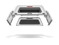 Colorado/Canyon Truck Bed Cap SmartCapEVOc Commercial OEM White For 15-22 Chevrolet Colorado/Canyon 5 Foot Short Bed SmartCap