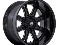 Aluminum Wheels 20X9 Darkstar FC853BE 5 On 139.7/5 On 150 Gloss Black/Milled 110.1 Bore 1 Offset Fuel Off Road Wheels
