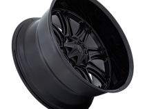 Aluminum Wheels 20X10 Darkstar FC853MB 8 On 180 Matte Black/Gloss Black Lip 124.2 Bore -18 Offset Fuel Off Road Wheels