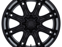 Aluminum Wheels 20X9 Darkstar FC853MB 8 On 180 Matte Black/Gloss Black Lip 124.2 Bore 1 Offset Fuel Off Road Wheels