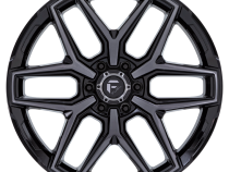 Aluminum Wheels 20X9 Flux 6 FC854BT 6 On 120 Gloss Black Brushed Gray Tint 66.9 Bore 20 Offset Fuel Off Road Wheels