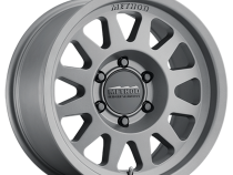 Aluminum Wheels 17x8.5 Bead Grip MR703 Bolt Pattern 5 On 150 Offset 0 Lip Size 1.18 Gloss Titanium SL Method